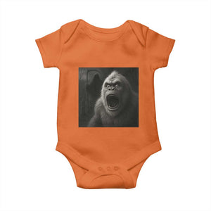 Funny Bigfoot Sasquatch Halloween The Grim Reaper Baby Onesie TS11 Orange Print Your Wear