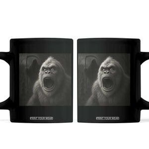 Funny Bigfoot Sasquatch Halloween The Grim Reaper Coffee Mug TS11 Black Print Your Wear