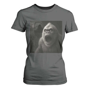 Funny Bigfoot Sasquatch Halloween The Grim Reaper T Shirt For Women TS11 Dark Heather Print Your Wear