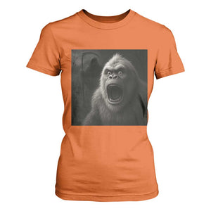 Funny Bigfoot Sasquatch Halloween The Grim Reaper T Shirt For Women TS11 Orange Print Your Wear