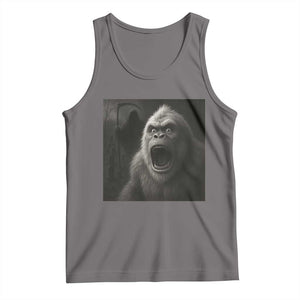Funny Bigfoot Sasquatch Halloween The Grim Reaper Tank Top TS11 Deep Heather Print Your Wear