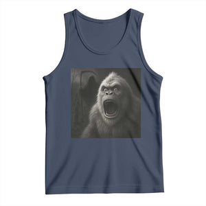 Funny Bigfoot Sasquatch Halloween The Grim Reaper Tank Top TS11 Navy Print Your Wear