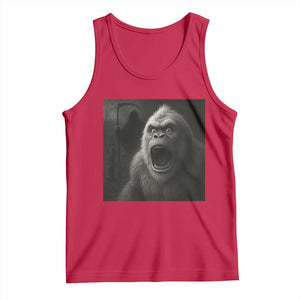 Funny Bigfoot Sasquatch Halloween The Grim Reaper Tank Top TS11 Red Print Your Wear