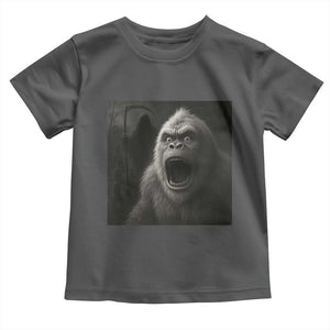 Funny Bigfoot Sasquatch Halloween The Grim Reaper Toddler T Shirt TS11 Dark Heather Print Your Wear