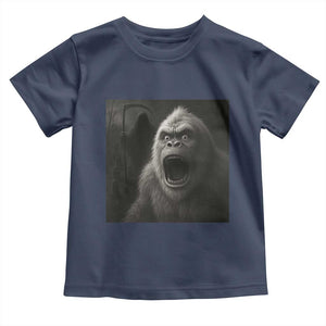 Funny Bigfoot Sasquatch Halloween The Grim Reaper Toddler T Shirt TS11 Navy Print Your Wear