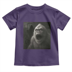 Funny Bigfoot Sasquatch Halloween The Grim Reaper Toddler T Shirt TS11 Purple Print Your Wear