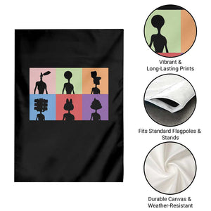 Funny Siren Head Garden Flag Supernatural Cryptid Horror Monster TS11 Print Your Wear