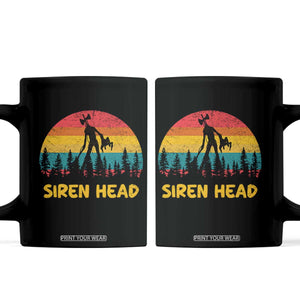 Siren Head Coffee Mug Retro Supernatural Cryptid Horror Monster TS11 Black Print Your Wear