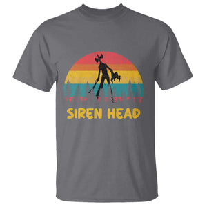 Siren Head T Shirt Retro Supernatural Cryptid Horror Monster TS11 Charcoal Print Your Wear