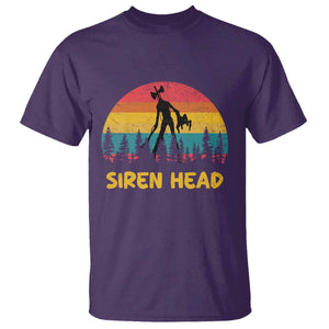 Siren Head T Shirt Retro Supernatural Cryptid Horror Monster TS11 Purple Print Your Wear