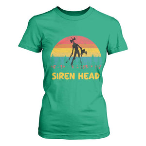 Siren Head T Shirt For Women Retro Supernatural Cryptid Horror Monster TS11 Irish Green Print Your Wear