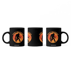 Funny Halloween Bigfoot Coffee Mug Sasquatch Full Moon Jack O Lantern TS11 Print Your Wear