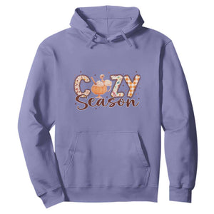 Cozy Season Thanksgiving Hoodie Autumn Pumpkin Spice Latte TS11 Violet Print Your Wear