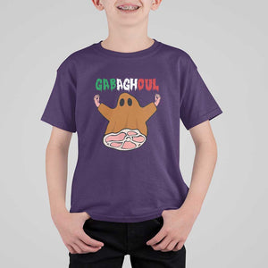 Funny Halloween T Shirt For Kid Gabaghoul Ghost Italian Flag Ham TS11 Purple Print Your Wear