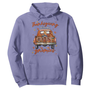 Thanksgiving Day Hoodie Thanksgiving With My Gnomies Car Fall Season TS11 Violet Print Your Wear