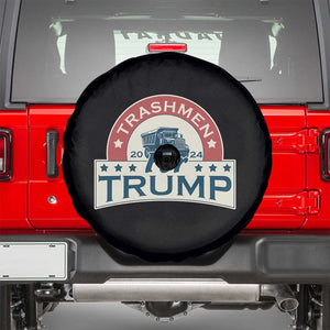 Trashmen For Trump 2024 Spare Tire Cover US Election 2024 Garbage Truck TS11 Black Print Your Wear