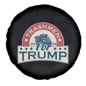 Trashmen For Trump 2024 Spare Tire Cover US Election 2024 Garbage Truck TS11 Print Your Wear