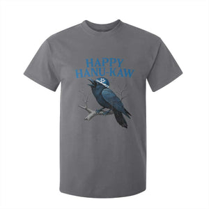 Funny Hanukkah Crow T Shirt For Kid Happy Hanukaw Jewish Holiday TS11 Charcoal Print Your Wear