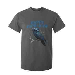 Funny Hanukkah Crow T Shirt For Kid Happy Hanukaw Jewish Holiday TS11 Dark Heather Print Your Wear