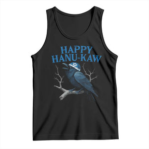 Funny Hanukkah Crow Tank Top Happy Hanukaw Jewish Holiday TS11 Black Print Your Wear