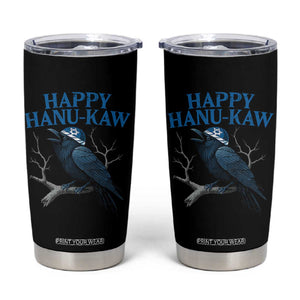 Funny Hanukkah Crow Tumbler Cup Happy Hanukaw Jewish Holiday TS11 Black Print Your Wear