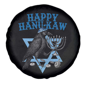 Funny Hanukkah Crow Spare Tire Cover Happy Hanukaw Jewish Holiday Chanukah Menorah TS11 Print Your Wear