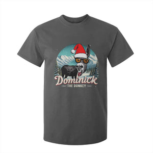 Christmas Italian Donkey T Shirt For Kid Funny Domick The Donkey Holiday Xmas TS11 Dark Heather Print Your Wear