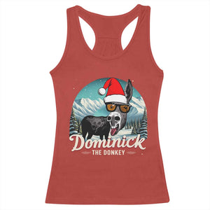 Christmas Italian Donkey Racerback Tank Top Funny Domick The Donkey Holiday Xmas TS11 Red Print Your Wear