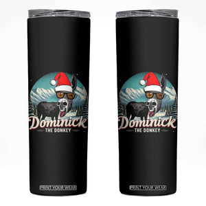 Christmas Italian Donkey Skinny Tumbler Funny Domick The Donkey Holiday Xmas TS11 Black Print Your Wear