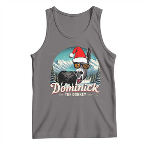 Christmas Italian Donkey Tank Top Funny Domick The Donkey Holiday Xmas TS11 Deep Heather Print Your Wear
