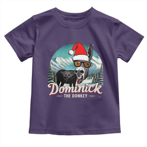 Christmas Italian Donkey Toddler T Shirt Funny Domick The Donkey Holiday Xmas TS11 Purple Print Your Wear
