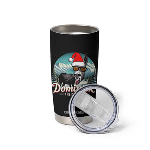 Christmas Italian Donkey Tumbler Cup Funny Domick The Donkey Holiday Xmas TS11 Print Your Wear