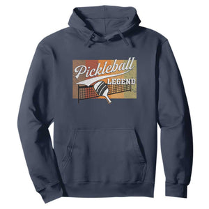 Funny Pickleball Legend Hoodie Pickleball Player Retro Sport Lover TS11 Navy Print Your Wear