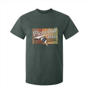 Funny Pickleball Legend T Shirt For Kid Pickleball Player Retro Sport Lover TS11 Dark Forest Green Print Your Wear