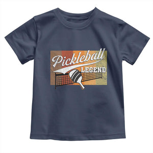 Funny Pickleball Legend Toddler T Shirt Pickleball Player Retro Sport Lover TS11 Navy Print Your Wear