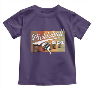 Funny Pickleball Legend Toddler T Shirt Pickleball Player Retro Sport Lover TS11 Purple Print Your Wear