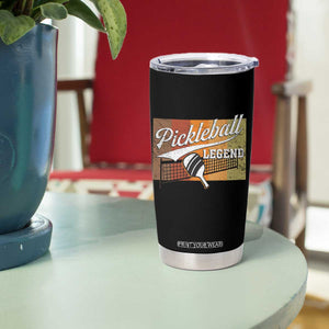 Funny Pickleball Legend Tumbler Cup Pickleball Player Retro Sport Lover TS11 Print Your Wear