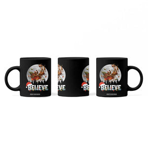 Funny Bigfoot Christmas Coffee Mug Believe Santa Sasquatch Xmas Reindeer Sleigh TS11 Print Your Wear