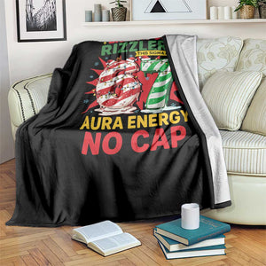 Funny Christmas 67 Meme Throw Blanket Listen Up Rizzlers This Sigma Has 67 Aura Energy No Cap TS11 Print Your Wear