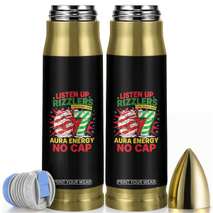 Funny Christmas 67 Meme Bullet Tumbler Listen Up Rizzlers This Sigma Has 67 Aura Energy No Cap TS11 Black Print Your Wear