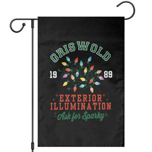 Funny Christmas Griswold Exterior Illumination Garden Flag Ask For Sparky Xmas Movie TS11 Black Print Your Wear