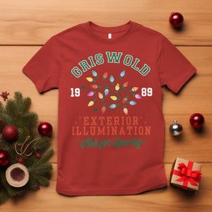 Funny Christmas Griswold Exterior Illumination T Shirt Ask For Sparky Xmas Movie - Print Your Wear