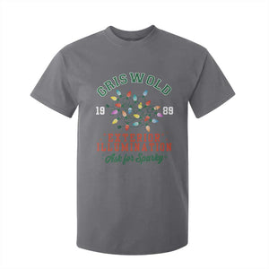 Funny Christmas Griswold Exterior Illumination T Shirt For Kid Ask For Sparky Xmas Movie TS11 Charcoal Print Your Wear