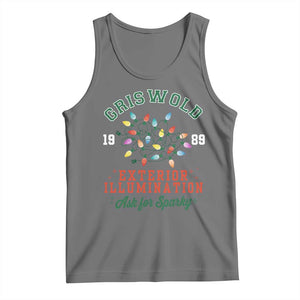 Funny Christmas Griswold Exterior Illumination Tank Top Ask For Sparky Xmas Movie TS11 Black Heather Print Your Wear