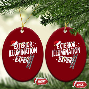 Funny Christmas Exterior Illumination Expert Ceramic Ornament Xmas Lights Decorator TS11 Print Your Wear