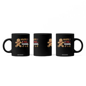Funny Christmas Delete All Cookies Coffee Mug Xmas Gingerbread TS11 Print Your Wear