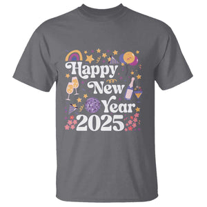 Happy New Year 2025 T Shirt Cute New Year's Eve Party TS11 Charcoal Print Your Wear