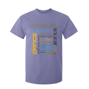 Happy New Year 2025 T Shirt For Kid New Year's Eve Activities TS11 Violet Print Your Wear