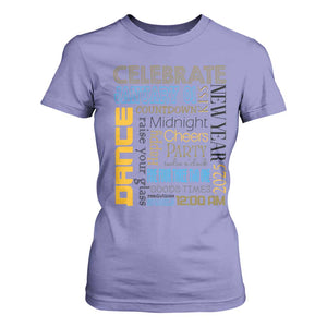 Happy New Year 2025 T Shirt For Women New Year's Eve Activities TS11 Violet Print Your Wear