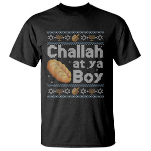 Funny Hanukkah T Shirt Challah At Ya Boy Jewish Holiday TS11 Black Print Your Wear